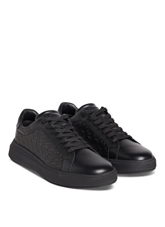 Calvin Klein Siyah Erkek Sneaker CHUNKY LOW TOP LACE UP MONO