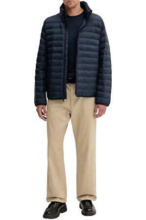 Erkek Regular Fit Kapitone Şişme Mont - Lacivert | XS