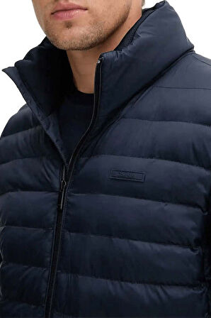 Erkek Regular Fit Kapitone Şişme Mont - Lacivert | XS