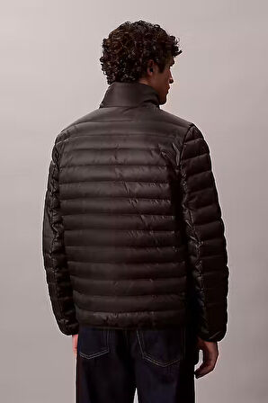 Erkek Regular Fit Kapitone Şişme Mont - Siyah | XS