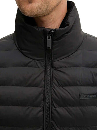 Calvin Klein Uzun Kollu Hafif Naylon Kapitone Erkek Ceket LV04LC506G-UB1