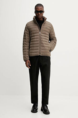 Calvin Klein Erkek Hafif Naylon Kapitone Şişme Gri Ceket LV04LC506G-PDK