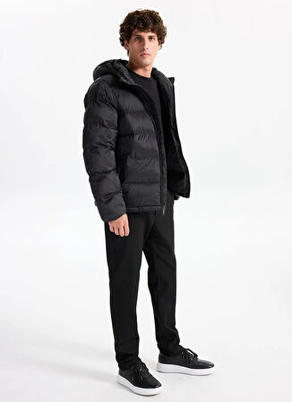 Calvin Klein Jeans Siyah Erkek Mont LV04LC507GUB1 LS MD WT NYLN CHNNLD