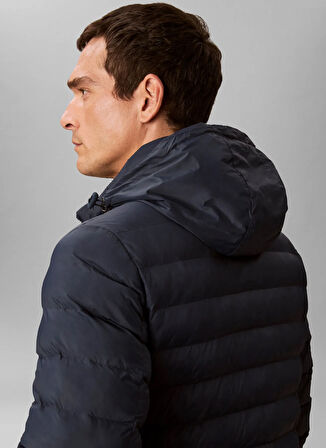 Calvin Klein Jeans Lacivert Erkek Mont LV04RC511GPPK LS NYLON LT WT HOODED