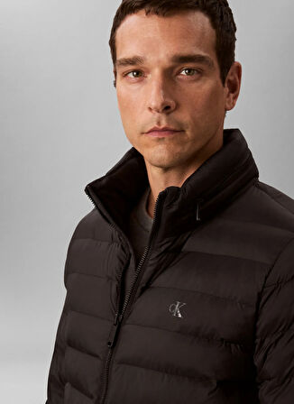 Calvin Klein Jeans Siyah Erkek Mont LV04RC511GUB1 LS NYLON LT WT HOODED