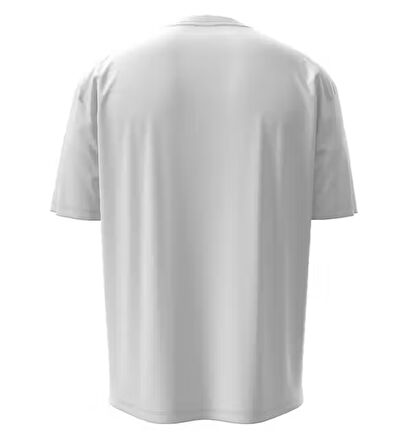 CALVIN KLEIN Erkek Marka Logolu Organik Pamuklu Günlük Kullanıma Uygun Beyaz T-Shirt LV04RC857G YAA