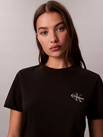CALVIN KLEIN Kadın  Siyah T-Shirt LV047C905G UB1