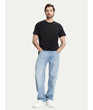 Calvin Klein Jeans SS 20s CK DEBOSS MONO GRAPHIC TE Erkek Siyah T-shirt LV04RC824G-UB1