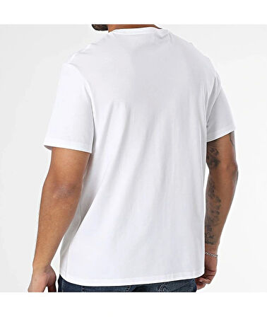 Calvin Klein Jeans SS 20s CK DEBOSS MONO GRAPHIC TE Erkek Beyaz T-shirt LV04RC824G-YAA