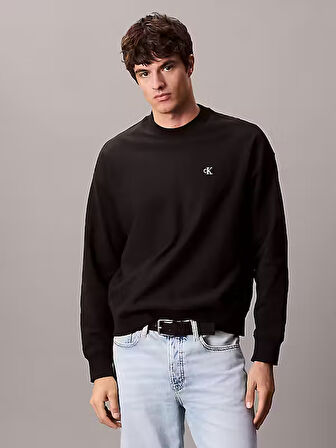 CALVIN KLEIN Erkek  Siyah Sweatshirt LV04RC277G UB1