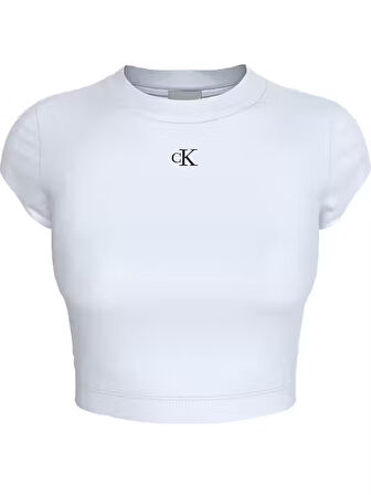 CALVIN KLEIN Kadın  Beyaz T-Shirt LV047C211G YAA