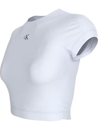 CALVIN KLEIN Kadın  Beyaz T-Shirt LV047C211G YAA