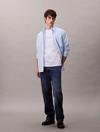 Calvin Klein Jeans Global Erkek Sarı T-shirt LV04RB295G-RM9