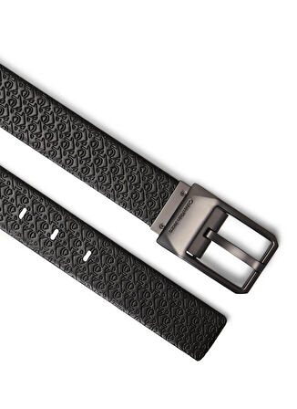 Calvin Klein Erkek Kemer FACETED BUCKLE 35MM AOP ADJ/REV