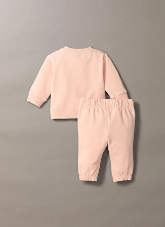 Calvin Klein Baskılı Erkek Çocuk Ekru Sweatshırt IB0IB02524PGB