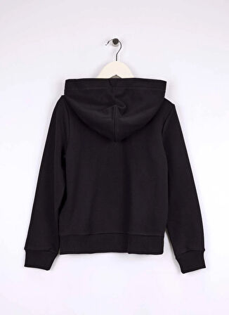 Calvin Klein Düz Kız Çocuk Siyah Sweatshırt IU0IU00707BEH