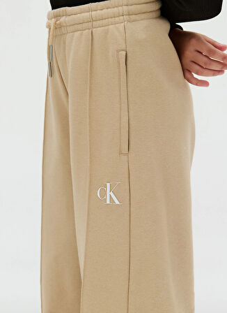 Calvin Klein Bol Paça Bej Kız Çocuk Eşofman Altı IG0IG02875RAG