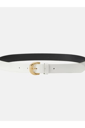 Casual Pin Buckle 25MM Beyaz Kadın Kemer