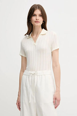 Calvin Klein Kadın Tişört-LV047C210GWhite