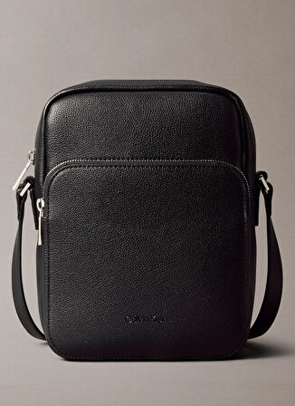 Calvin Klein Siyah Erkek Çapraz Çanta MICRO PEBBLE CROSSBODY S