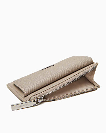 Calvin Klein Mini Monogramlı Katlanabilir 6CC Kadın Kartlık | STD