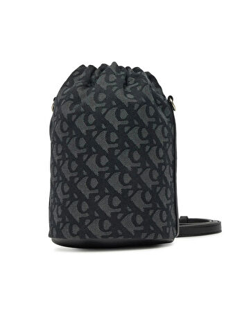 Calvin Klein Jeans CKJ MONOGRAM BUCKET BAG Kadın Siyah Çanta LV04F3208G-UB1