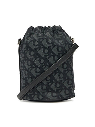 Calvin Klein Jeans CKJ MONOGRAM BUCKET BAG Kadın Siyah Çanta LV04F3208G-UB1
