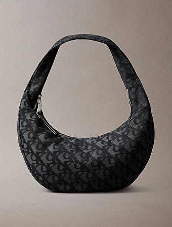 Calvin Klein Jeans Monogram Kadın Siyah Omuz Çantası LV04F3206G-UB1