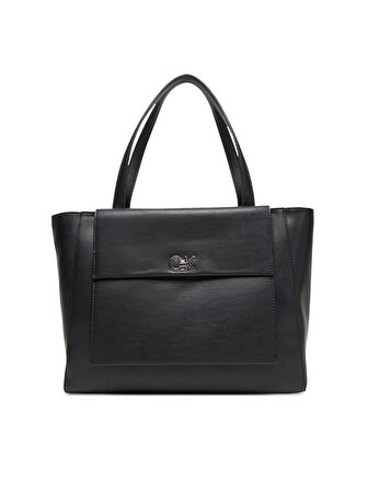 Calvin Klein CK RE-LOCK MEDIUM SHOPPER Kadın Siyah Çanta LV04F3223G-UB1