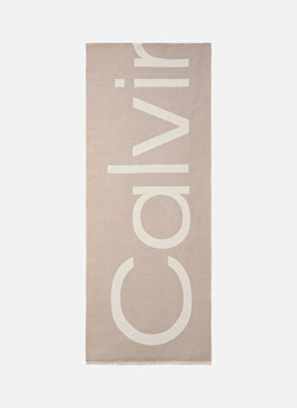 Calvin Klein Kahve - Bej Kadın Atkı LV04F8051GRMU