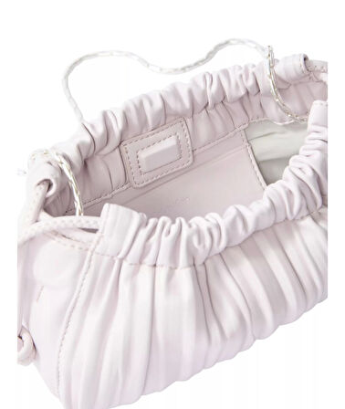 Calvin Klein Jeans Drawstring Plisse Kadın Mor Omuz Çantası LV04F3077G-VUW