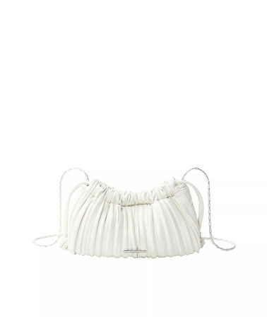 Calvin Klein Jeans PLISSE MINI DRAWSTRING BAG Kadın Beyaz Çanta LV04F3077G-FUP