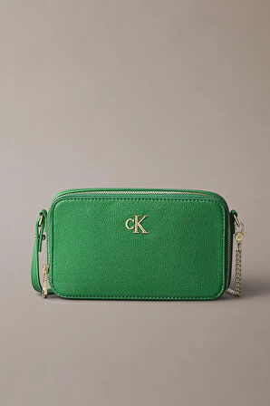 Calvin Klein Jeans Minimal Monogram Kadın Yeşil Omuz Çantası LV04K1086G-0K6