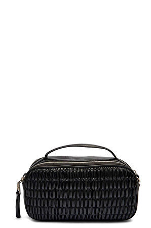 Calvin Klein Jeans RUCHED CROSSBODY CAMERA BAG Kadın Siyah Çanta LV04K3184G-UB1