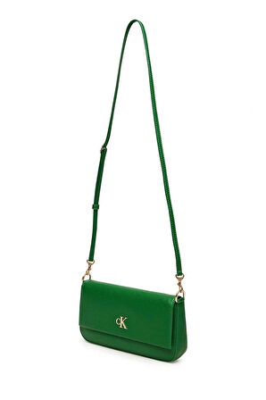 Calvin Klein Jeans Minimal Monogram Kadın Yeşil Kese Çanta LV04K3161G-0K6