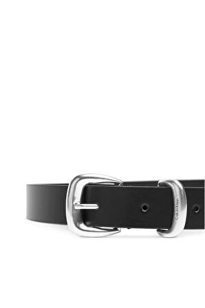 Kadın Metal Tokalı 25 Mm Kemer - Siyah | 85