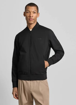 Calvin Klein Siyah Erkek Ceket LV040FM512BAE_LS MATTE BOMBER JACK