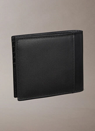 Calvin Klein Siyah Erkek Cüzdan PLAQUE EW BILLFOLD