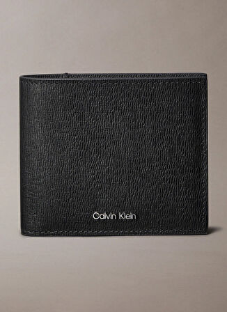 Calvin Klein Siyah Erkek Cüzdan SAFFIANO EW BILLFOLD