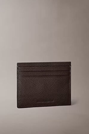 Erkek Dokulu Yazı Baskılı Kartlık - Kahverengi | undefined