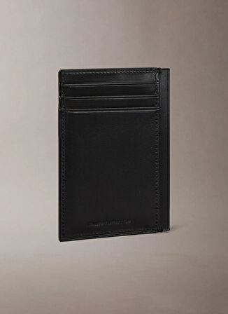 Calvin Klein Siyah Erkek Kartlık PLAQUE NS CARD CASE