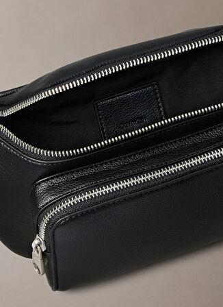 Calvin Klein Siyah Erkek Bel Çantası WEBBING STRAP WAISTBAG