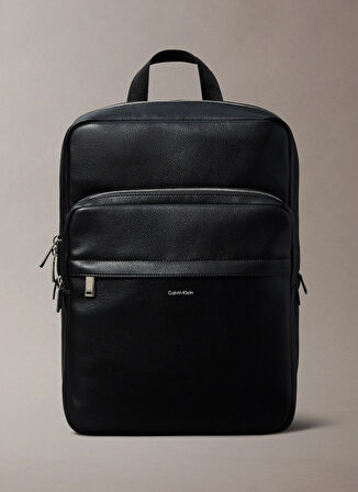 Calvin Klein Siyah Erkek Sırt Çantası RAISED SLIM SQUARE BACKPACK