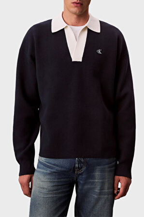 Calvin Klein Erkek Polo Yaka Kazak LV04RD303G CEF