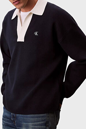 Calvin Klein Erkek Polo Yaka Kazak LV04RD303G CEF