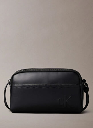 Calvin Klein Siyah Erkek Postacı Çantası BOLD CK CAMERA BAG