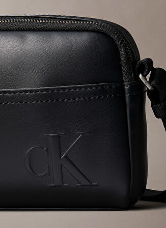 Calvin Klein Siyah Erkek Postacı Çantası BOLD CK CAMERA BAG