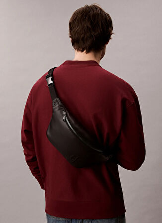 Calvin Klein Siyah Erkek Bel Çantası BOLD CK WAISTBAG