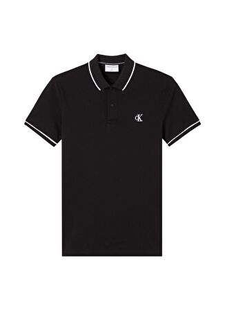 Calvin Klein Slim Fit Siyah Polo T-Shirt