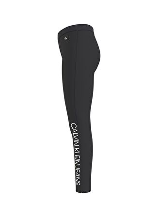 Calvin Klein Siyah Kız Çocuk Tayt LOGO LEGGING